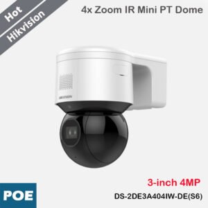 Hikvision 3 Inch 4MP 4x Optical Zoom IR Mini PT Dome IP Camera Pan Title