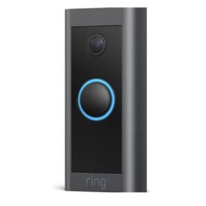 Ring Video Doorbell Wired - Black - HD Video - Advanced Motion Detecti