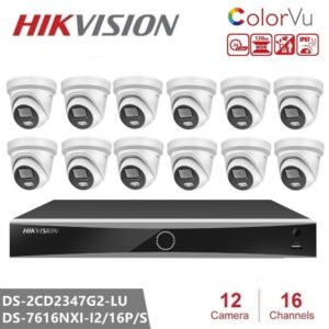 Hikvision CCTV Camera System DS-2CD2347G2-LU 4MP Security Camera NVR Kit
